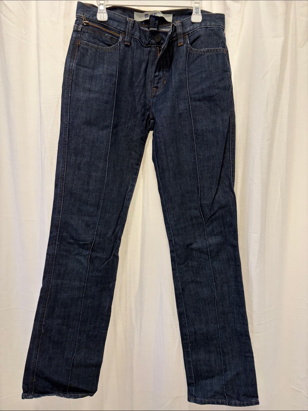 GAP Women’s Dark Indigo Slim Fit Straight Jeans
